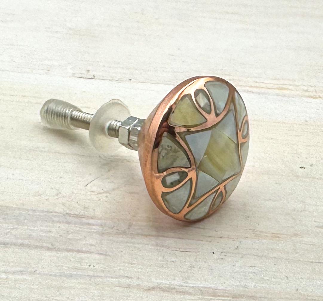 Rustic Iron French Infinity Cabinet Knob, Single Hole Pull, Mediterranean Style, 1 1/4 Inch Width, Made In Italy