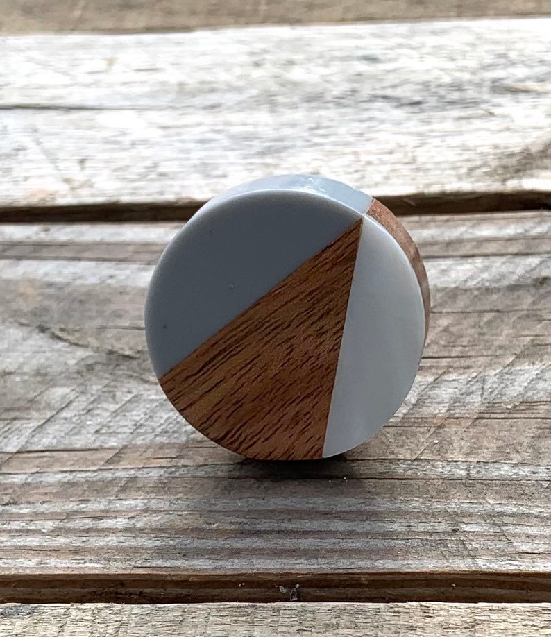 Unique Knob Modern Drawer Pull Geometric Art Deco Etsy Canada