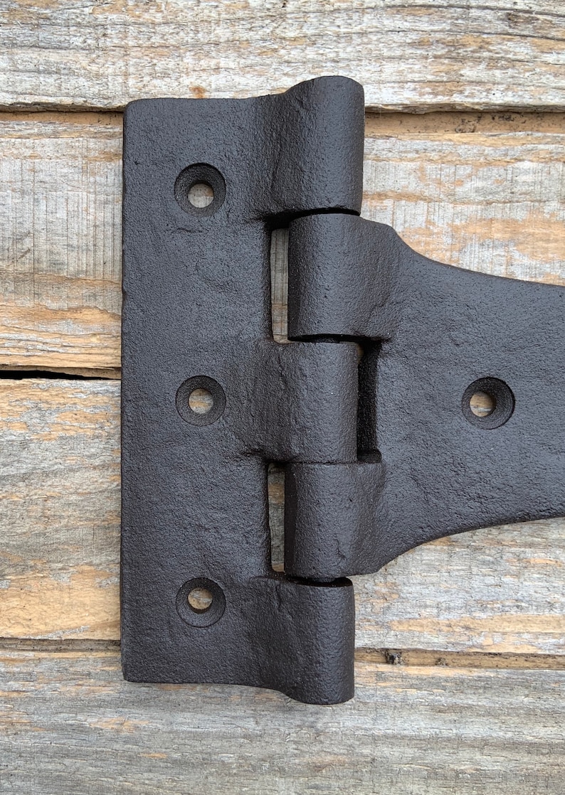 Barn Door Hinge Heavy Duty Strap Hinge Large Spade Cast Iron Etsy