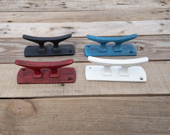 Cast Iron Boat Cleat Hook Nautical Hat Rack Towel Hanger Coastal Home Wall Decor Cast Iron Boat Cleat Hook Nautical Hat Rack Towel Hanger Coastal Home Wall Decor