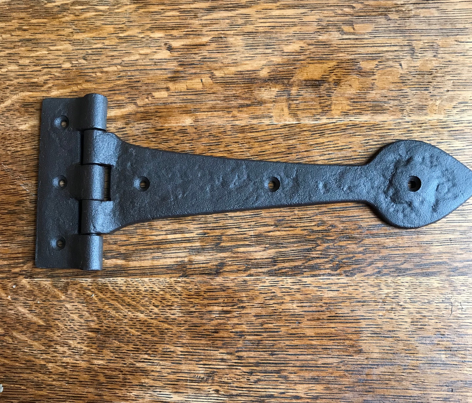 Barn Door Hinge Heavy Duty Strap Hinge Large Spade Cast Iron Etsy
