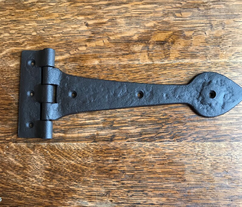 Barn Door Hinge Heavy Duty Strap Hinge Large Spade Cast Iron Etsy