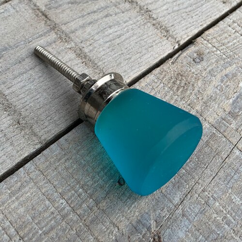 2nds Turquoise Blue Sea Glass Knob Dresser Drawer Pull / Etsy Canada