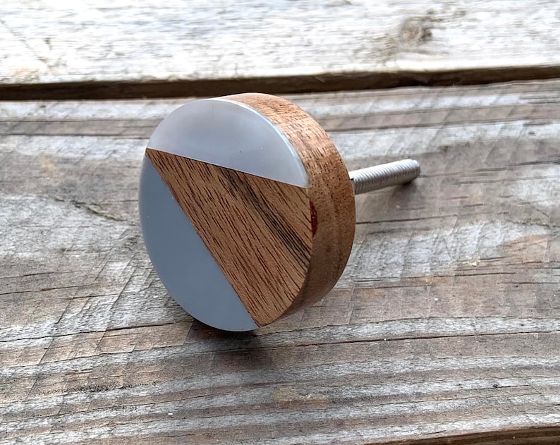 Unique Knob Modern Drawer Pull Geometric Art Deco Etsy Canada