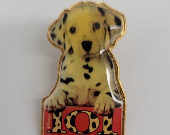 101 Dalmatians Trading Pin. 1996 Live Action Movie, Exclusive to The Disney Store, Enamel Pin with Gold Pinback.