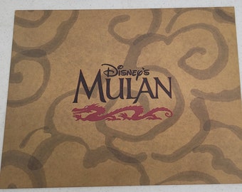 Disney's MULAN Lithograph Disney Store Exclusive, 1999. Commemorative Lithograph, 14 x 11. Excellent condition.