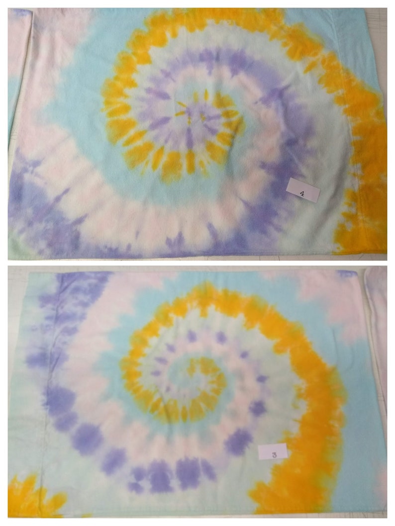 Tie-Dyed Pillowcase-Standard or King Size-Great Gift Idea repurposed pillow cases-Great for Kids and Adults, Many colors and Patterns image 2