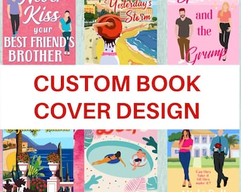 Benutzerdefiniertes Ebook-Cover-Design: Romantik, Geheimnis und Mehr