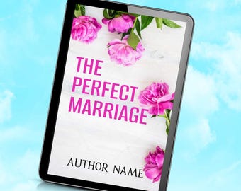 Vorgefertigtes Ebook Cover: Illustriertes Blumendesign, dezentes Buchcover, Amazon KDP Self-Publuring, Indie