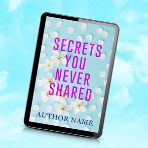 Premade Ebook Cover,  Romance Book Cover,  Discreet Cover, Object Cover, Kindle Book Cover,  Digital Cover, Book Cover Design, Book Cover