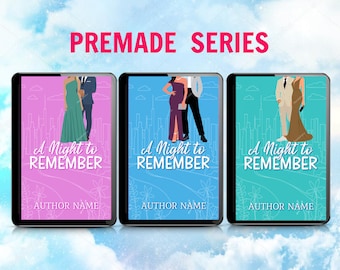 Vorgefertigte Romanze Ebook Cover Serie: Illustriertes Vektor Design