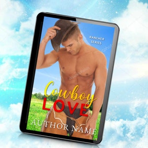 Premade Cowboy Romance Ebook Cover: Contemporary Western (Digital)