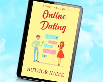 Vorgefertigte Romanze Ebook Hülle: Illustriertes RomCom Design