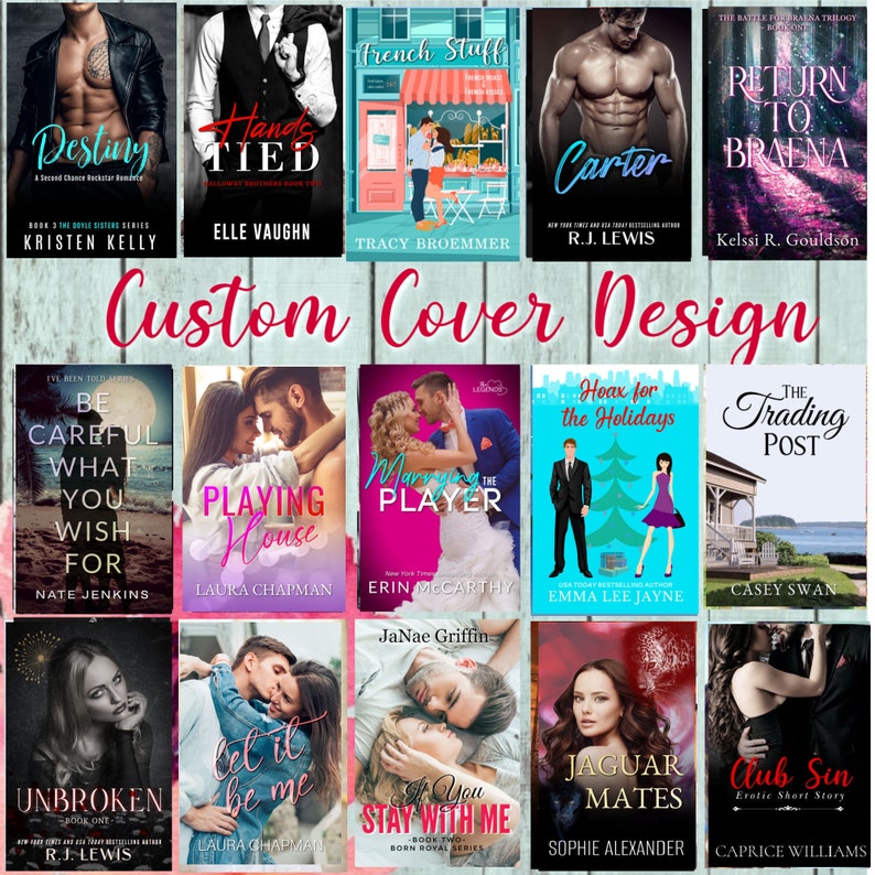 Custom Ebook Cover Designs Custom Book Cover Design Digital Etsy