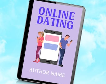 Vorgefertigte Romanze Ebook Hülle: Illustriertes RomCom Design