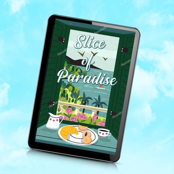 Premade Illustrated Ebook Cover: Romance, Cozy Mystery