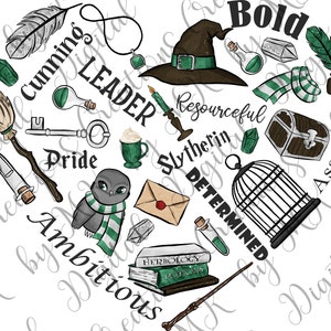 Green Wizard Heart, PNG File, 300 dpi, Decal, Sublimation, Instant Download