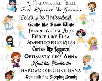 In A World Where You Can Be Anything, Be Princesses PNG 300 dpi File Sublimation, Instant Download