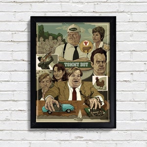 Tommy Boy - Cult Classic - Movie Art Poster, Fan Art, Movie Print