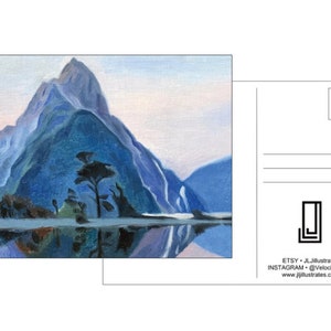 Karta pocztowa Fine Art - Indywidualna - Milford Sound