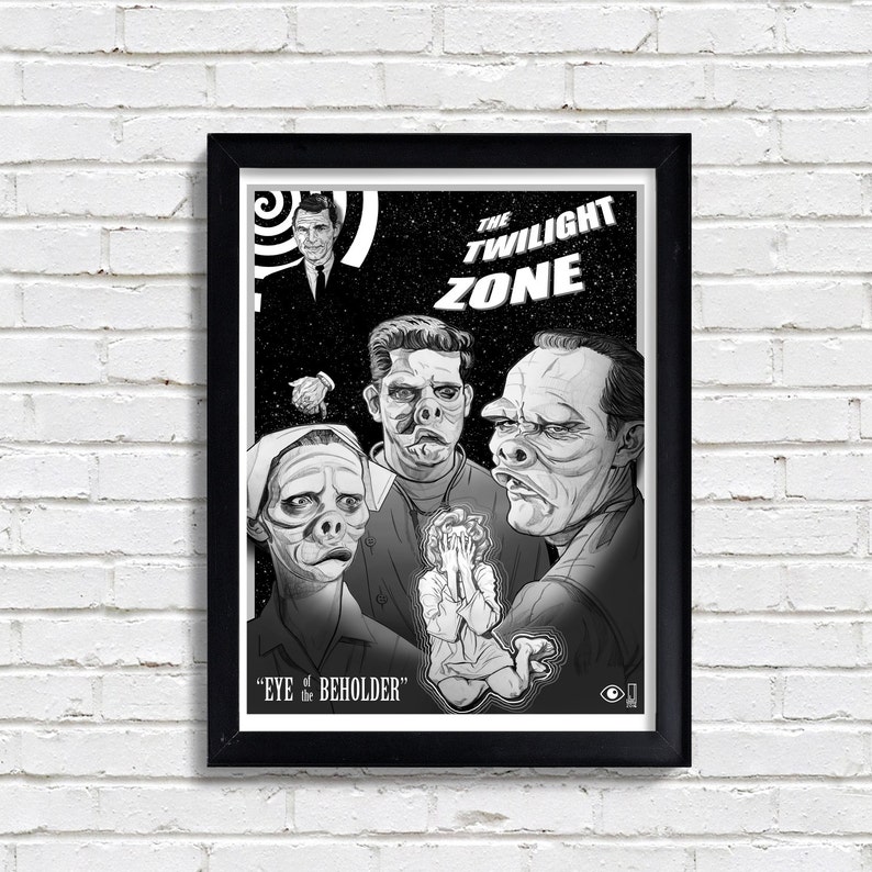 Fan Art Twilight Zone: Eye of the Beholder Episode Poster Art Print
