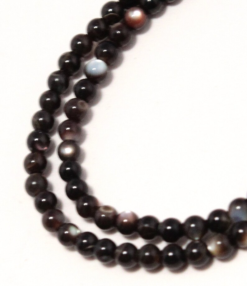 Black shell round 2mm beads 1strg 0087 beads craft supplies tools lifepharmafze