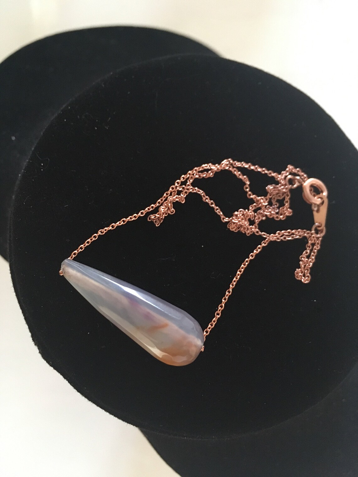 One bead necklace/ Single bead necklace/ Unique bead necklace/ | Etsy