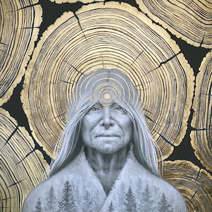 CANVAS PRINT &quot;Forgotten Elders&quot; - impresión giclee sobre lienzo, por Autumn Skye