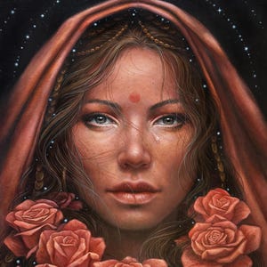 CANVAS PRINT “The Way of the Rose” archival giclee print on canvas