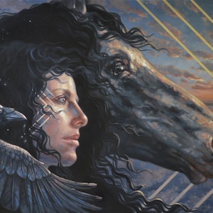 CANVAS PRINT &quot;Daybreak&quot; - giclee print on canvas, by Autumn Skye