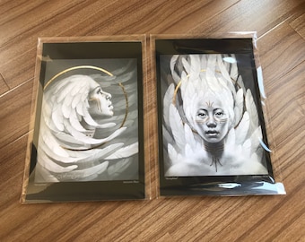 Seraphim COLLECTION OF 2 PRINTS by Autumn Skye