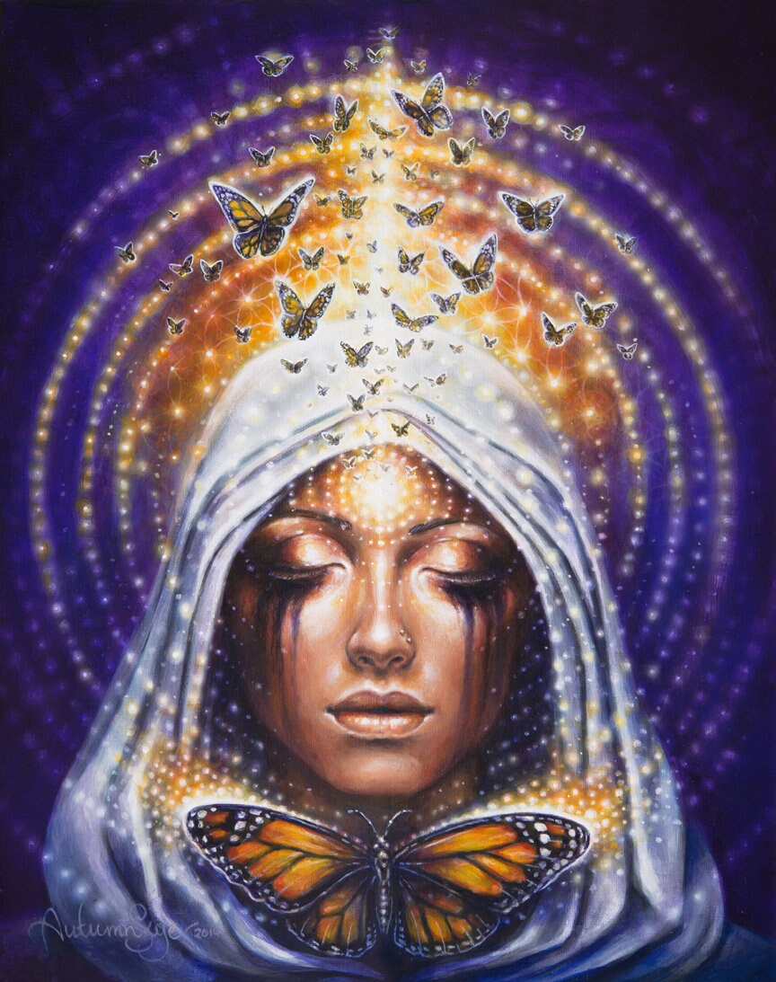 TAPESTRY Chrysalis by Autumn Skye ART Etsy