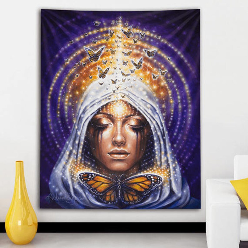 TAPESTRY Chrysalis by Autumn Skye ART Etsy