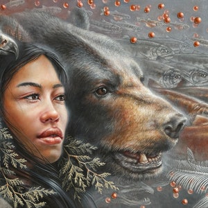 CANVAS PRINT "The Fellowship" - giclee print op canvas, door Autumn Skye