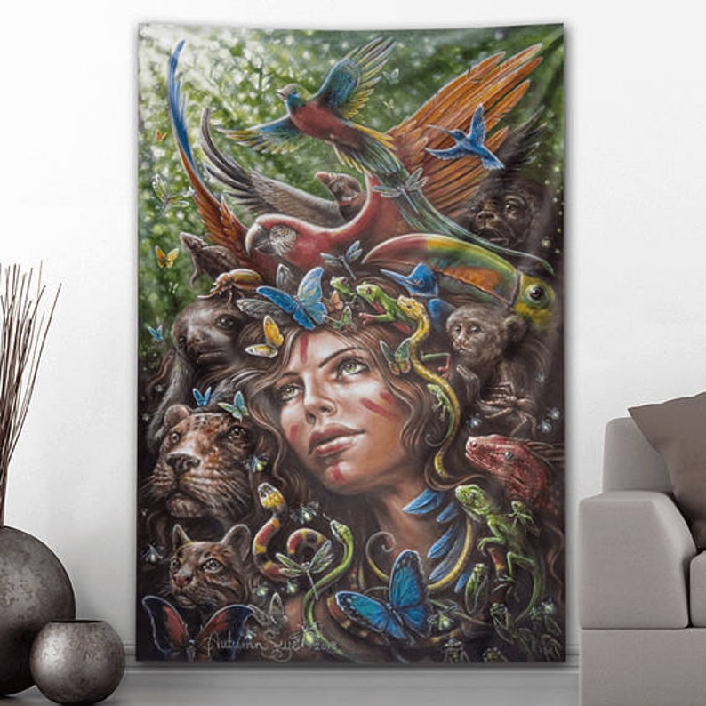 TAPESTRY Puravida by Autumn Skye ART Etsy Canada