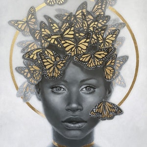 PAPER PRINT (archival) "Coronation" 17"x22" Ultra-smooth archival fine-art paper by Autumn Skye