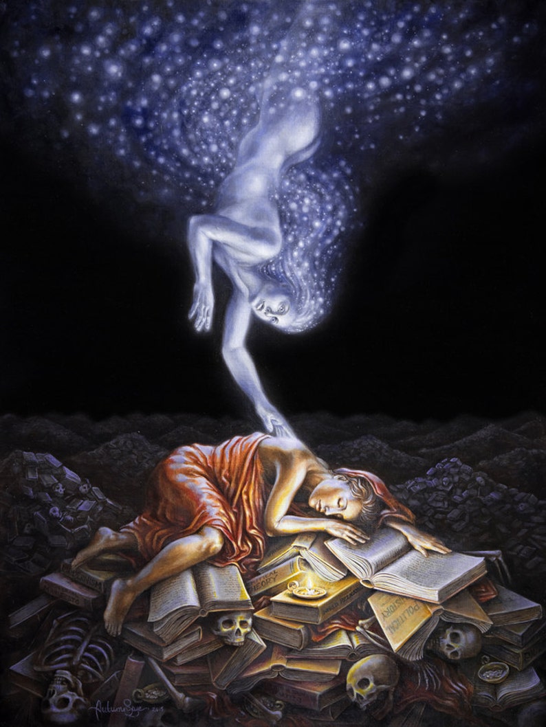 pics Autumn Skye Art Etsy original painting the awakening by autumn skye art