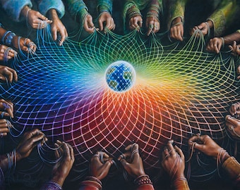 PAPER PRINT (archival) "Light Work" 22"x17" Ultra-smooth archival fine-art paper by Autumn Skye