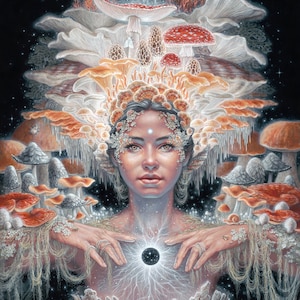 CANVAS PRINT “The Generous Queen” archival giclee print on canvas