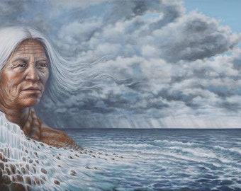CANVAS PRINT Eternal Waters: giclee print on canvas by Autumn Skye ART