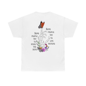 Marianas Trench logo Dont Miss Me Unisex Heavy Cotton Tee front & back design