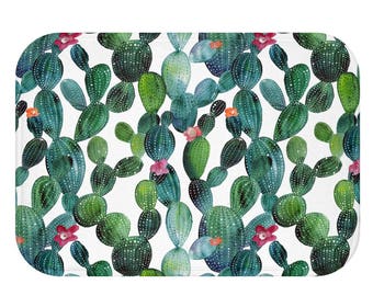 Cactus Bath Mat | Cactus Bathroom Mat | Cactus Shower Mat | Cactus Bath Rug | Cactus Bathroom Décor | Cactus Bath Décor | Cactus Bathroom