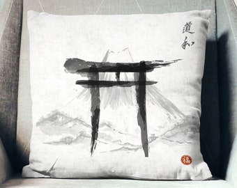 Japanese Throw Pillow