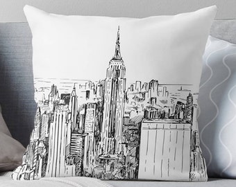 New York Throw Pillow