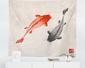 Japanese Tapestry Wall Hanging Decor Art