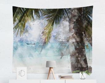 Tropical Tapestry Wall Hanging Art Decor