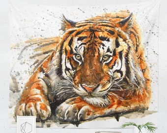 Tiger Tapestry Wall Hanging Art Decor
