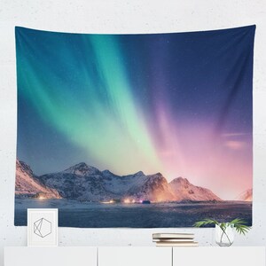 Aurora borealis tapestry store