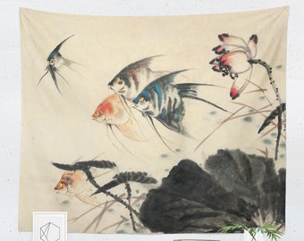 Japanese Tapestry Wall Hanging Art Decor