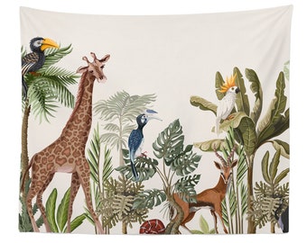 Safari Tapestry Wall Hanging Art Decor